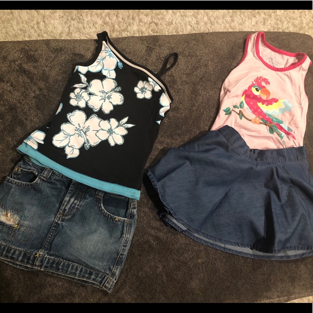 4T skirts and 5T tops